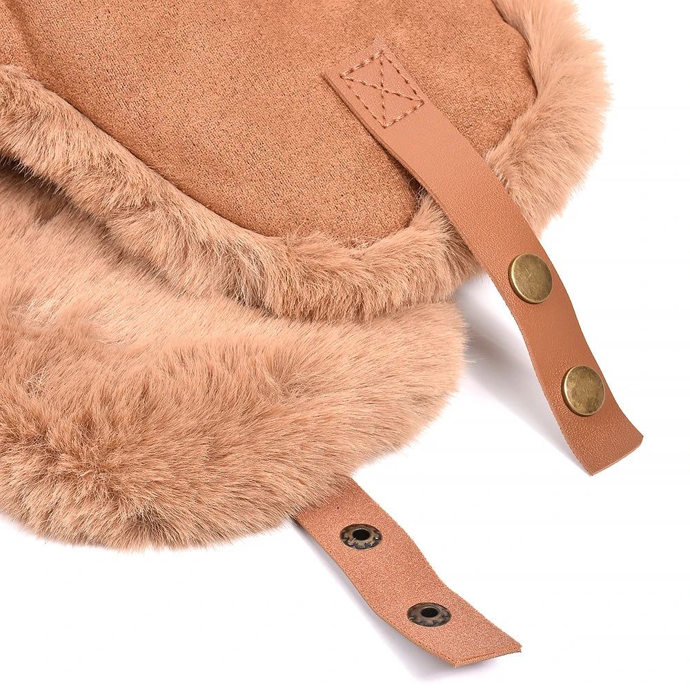 New Bomber Hat Men Women Thick Warm Russian Ushanka Fur Hat Fashion Male Female Winter Hat Black Grey Earflap Ski Russian Cap
