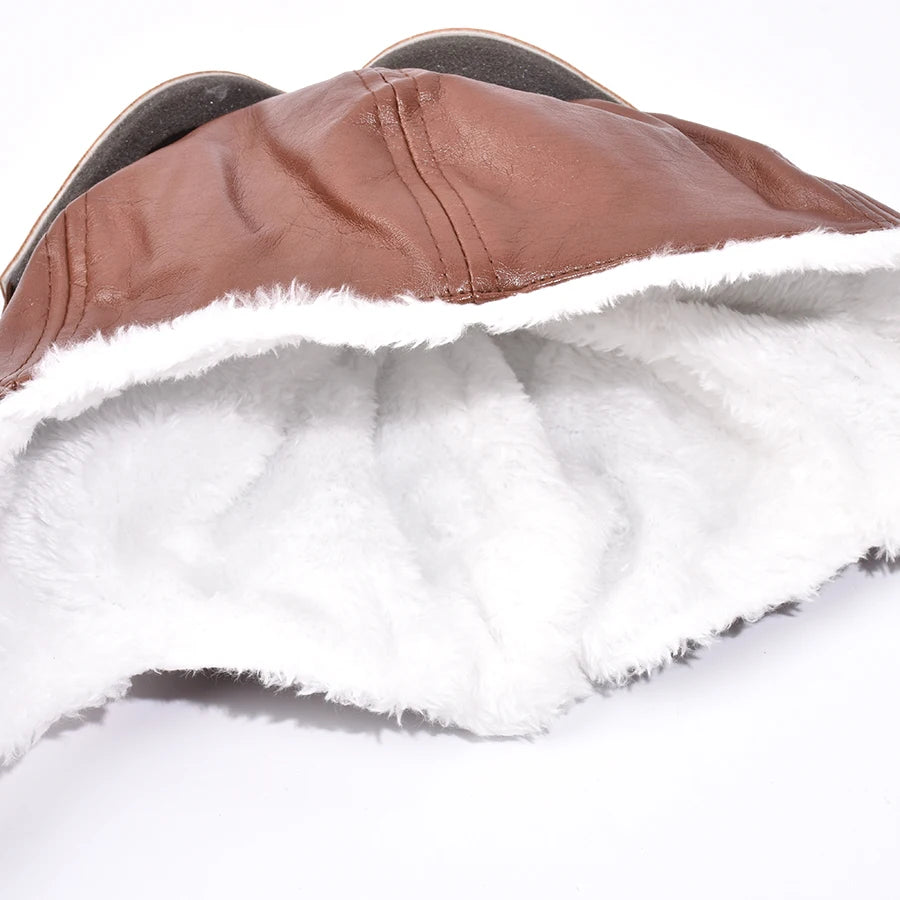 Lovely Children's Winter Hats Pilot Caps Boy Girl Aviator Hat Earflap Adjustable Cap Backdrop Soft Warm Hat Autumn Beanies