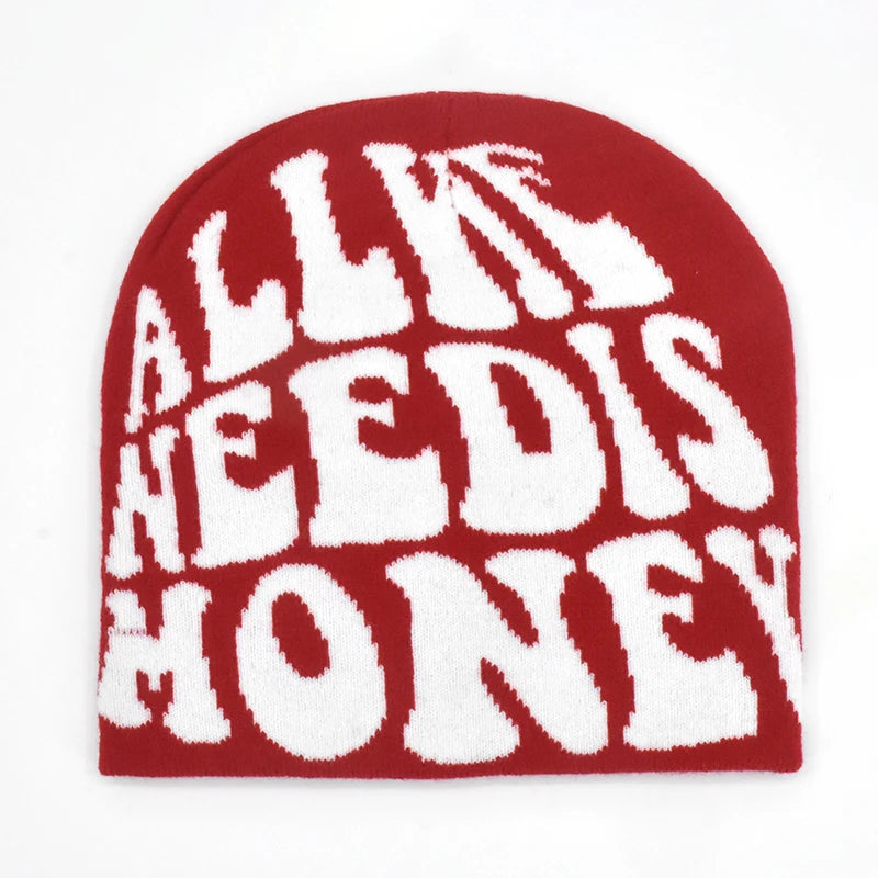 2023 New Knitting Beanies Hat Men Women Paragraph Quality Cap Mea Culpa Y2k Warm Fashion Hundred Take Cold Cap for Women Hats