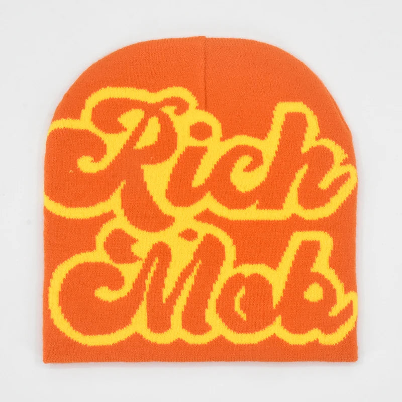 2023 New Knitting Beanies Hat Men Women Paragraph Quality Cap Mea Culpa Y2k Warm Fashion Hundred Take Cold Cap for Women Hats