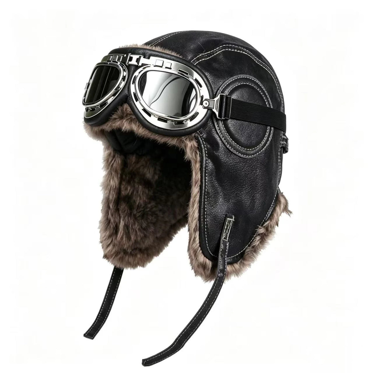 Bomber Hat Men Women Thick Warm Russian Ushanka Fur Hat Fashion Male Female Winter Hat Black Grey Earflap Ski Russian Cap