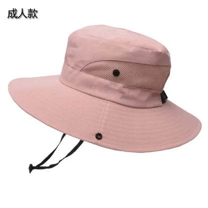 Women’s Wide Brim Ponytail Quick-Dry Bucket Hat