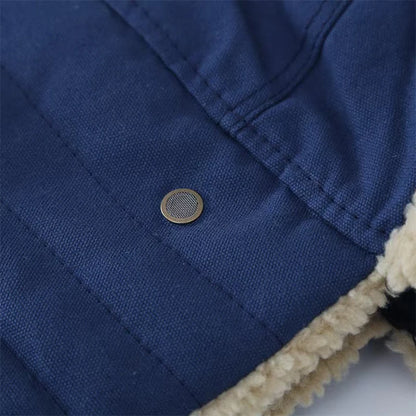 Unisex Winter Hats with Ear Flaps Cotton Trapper Hat Aviator Windproof Ski Cap Buckle Closure Ushanka Outdoor