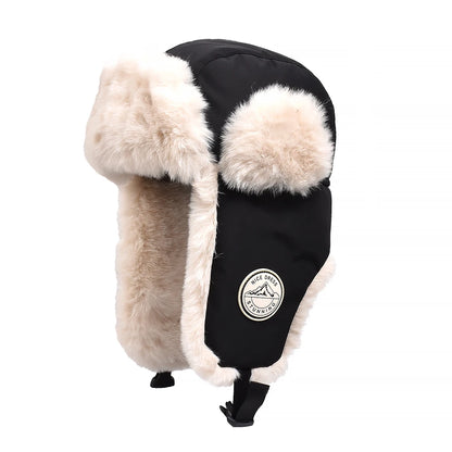 Newest Mens Women Unisex Warm Trapper Aviator Trooper Earflap Winter Flaps Ski Hat New Bomber Hats Russian Ski Hat Faux Fur Hats