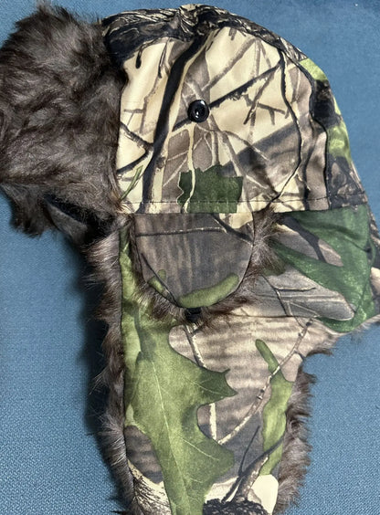 High Quality Windproof Winter Hooded Hats Thickened Camouflage Outdoors Balaclava Ear Protection Warm Snow Cap for Men Women