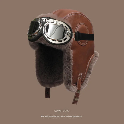 Bomber Hat Men Women Thick Warm Russian Ushanka Fur Hat Fashion Male Female Winter Hat Black Grey Earflap Ski Russian Cap