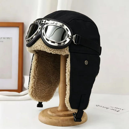 Bomber Hat Men Women Thick Warm Russian Ushanka Fur Hat Fashion Male Female Winter Hat Black Grey Earflap Ski Russian Cap