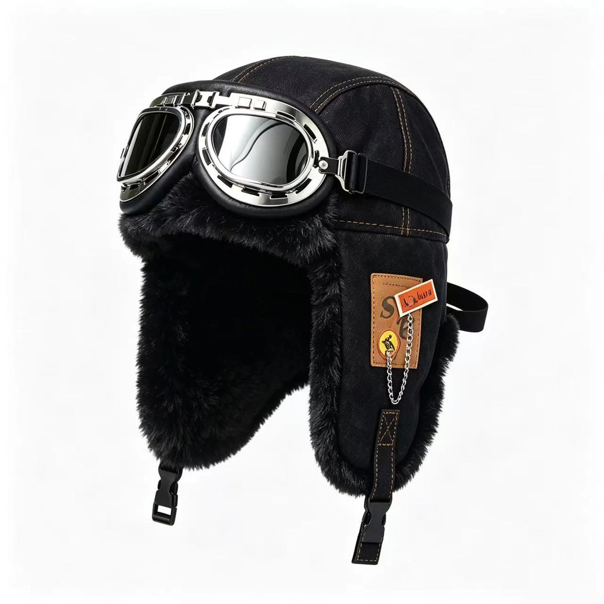 Bomber Hat Men Women Thick Warm Russian Ushanka Fur Hat Fashion Male Female Winter Hat Black Grey Earflap Ski Russian Cap