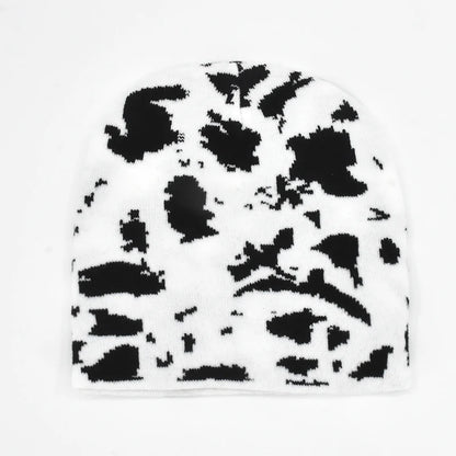 Winter Harajuku Y2K Knitted Hat Women Fashion Warm Thick Men Hip Hop Beanies Hat Skullcap Short Hat Unisex Basic Cap