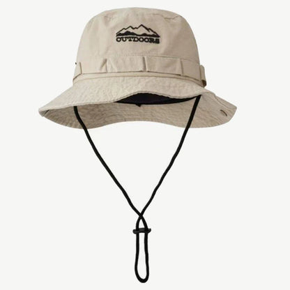 Spring/Summer Retro Sun Hat Outdoor Bucket Hat with Brim Unisex Casual Cap Fashionable Outdoor Sunshade Fisherman Hat