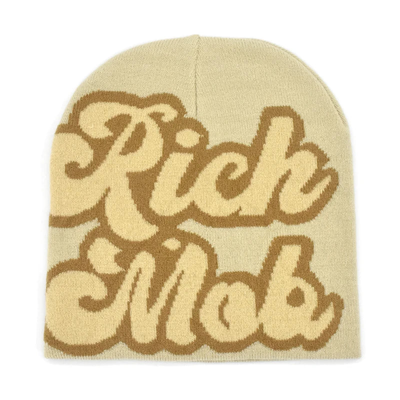 2023 New Knitting Beanies Hat Men Women Paragraph Quality Cap Mea Culpa Y2k Warm Fashion Hundred Take Cold Cap for Women Hats