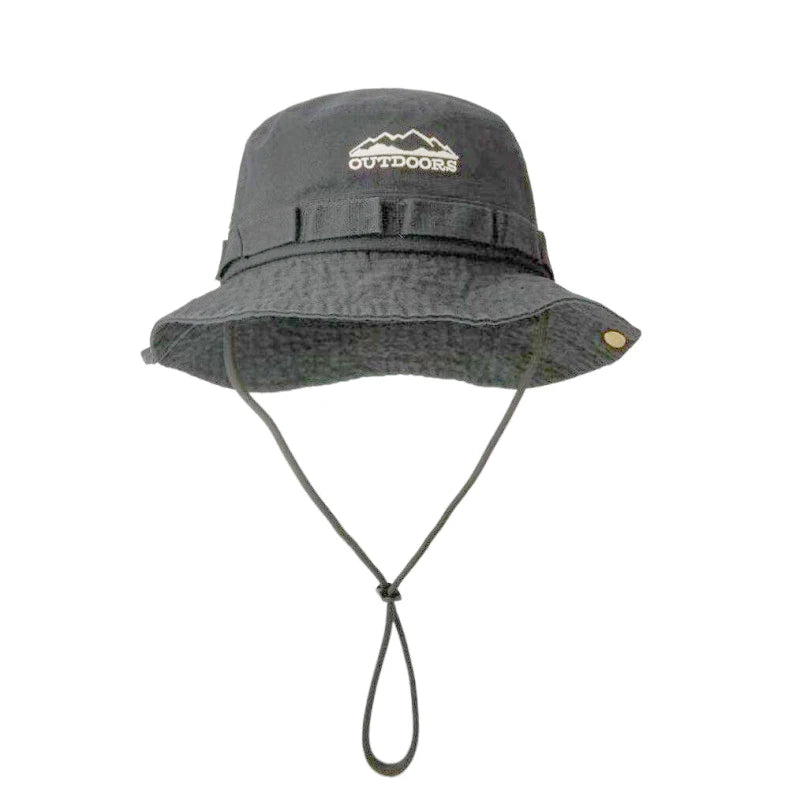 Spring/Summer Retro Sun Hat Outdoor Bucket Hat with Brim Unisex Casual Cap Fashionable Outdoor Sunshade Fisherman Hat