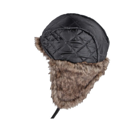 Pilot Winter Trapper Hat Men Women Thick Warm Russian Ushanka Fur Hat with EarFlaps Male Female Warm Trapper Ushanka