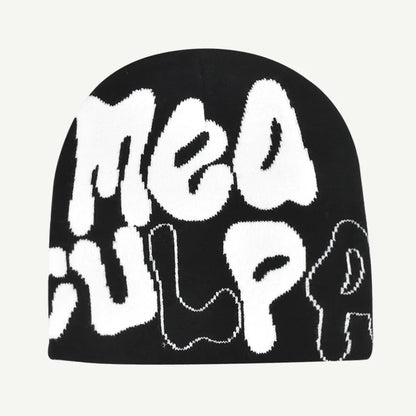 2023 New Knitting Beanies Hat Men Women Paragraph Quality Cap Mea Culpa Y2k Warm Fashion Hundred Take Cold Cap for Women Hats
