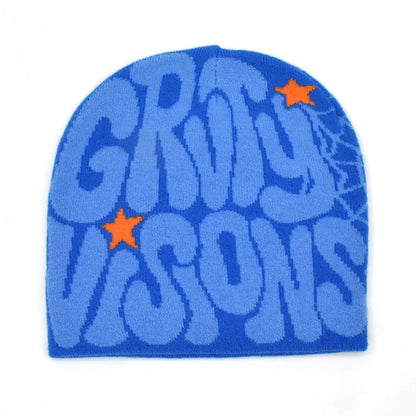Pullover Beanie Hats Men Women Knitting Hats Autumn Winter Ins Fashion Brand New Net Red Wool Hats Fashion Versatile Cold Hats
