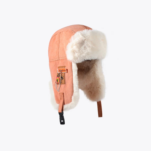 Newest Bumper Hat Men Women Thick Warm Russian Ushanka Fur Hat Fashion Male Female Winter Hat Black Grey Earflap Ski Russian Cap