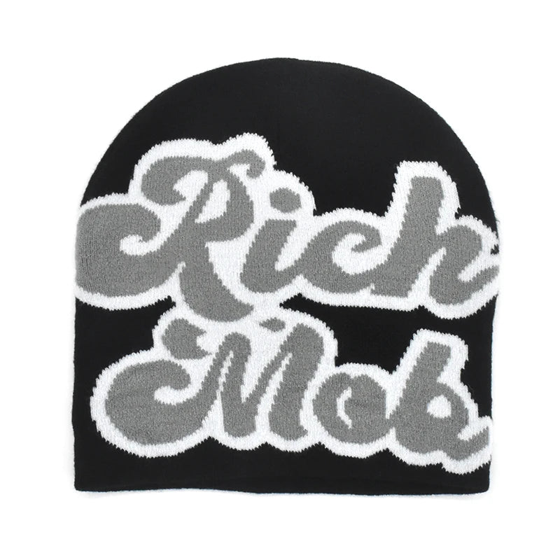 2023 New Knitting Beanies Hat Men Women Paragraph Quality Cap Mea Culpa Y2k Warm Fashion Hundred Take Cold Cap for Women Hats