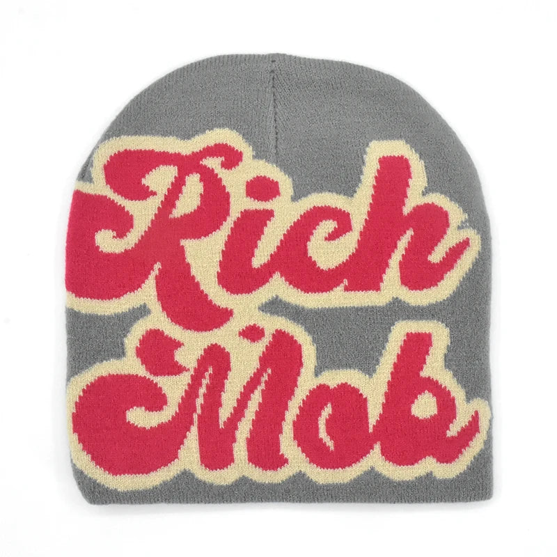 2023 New Knitting Beanies Hat Men Women Paragraph Quality Cap Mea Culpa Y2k Warm Fashion Hundred Take Cold Cap for Women Hats