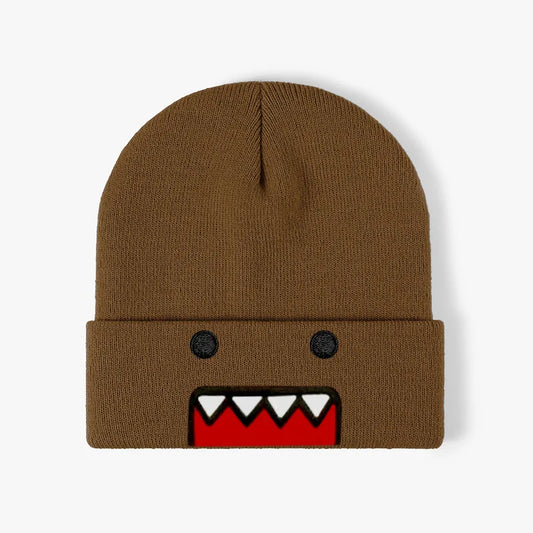 Cartoon Embroidered Knitted Hat Autumn Winter Outdoor Warm Windproof Hip Hop Casual Trendy Style for Men Women