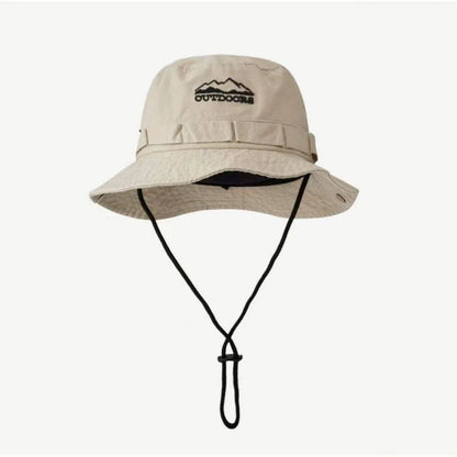 Spring/Summer Retro Sun Hat Outdoor Bucket Hat with Brim Unisex Casual Cap Fashionable Outdoor Sunshade Fisherman Hat