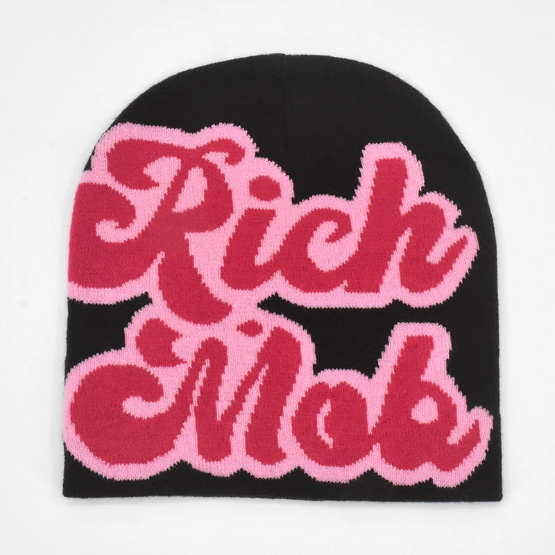 2023 New Knitting Beanies Hat Men Women Paragraph Quality Cap Mea Culpa Y2k Warm Fashion Hundred Take Cold Cap for Women Hats