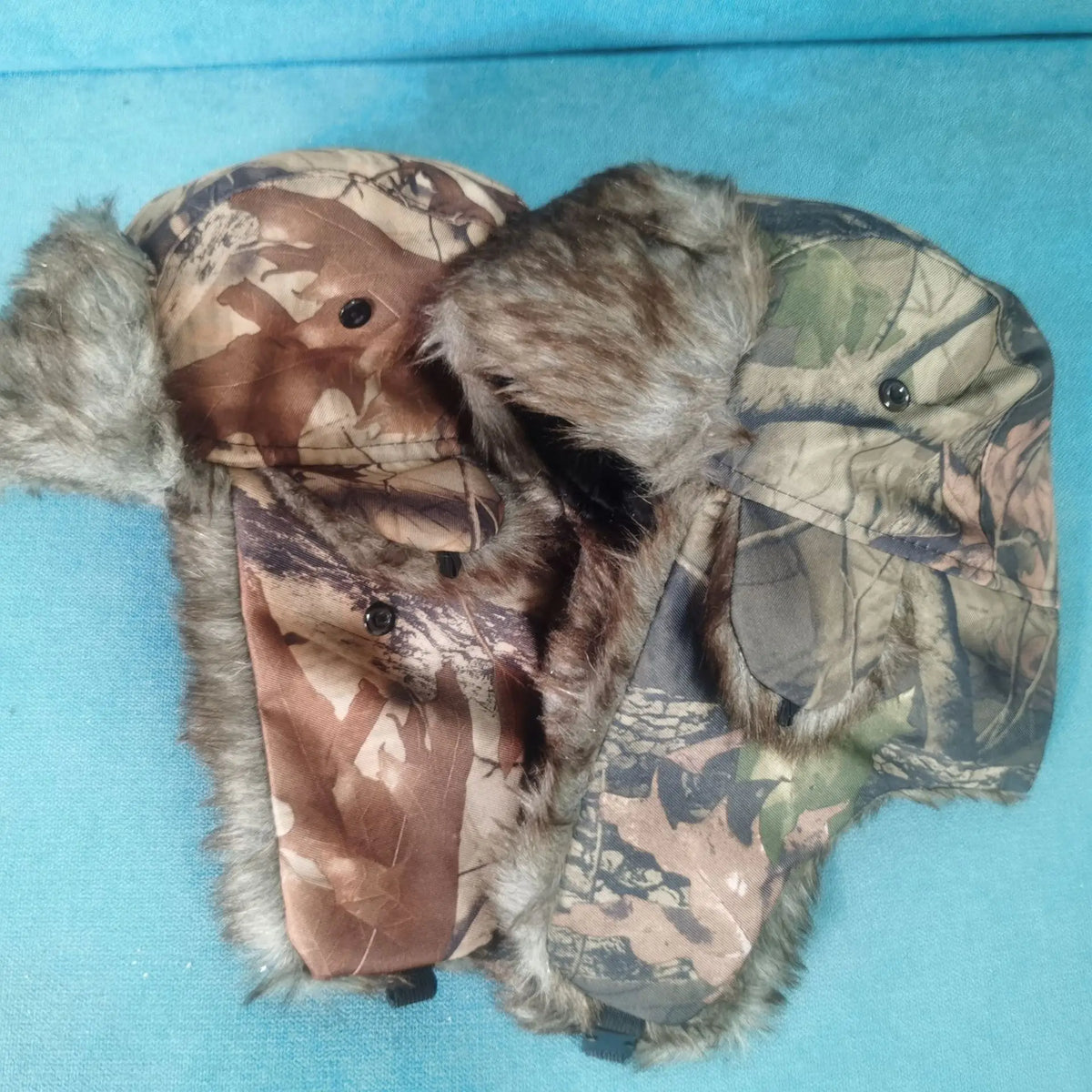High Quality Windproof Winter Hooded Hats Thickened Camouflage Outdoors Balaclava Ear Protection Warm Snow Cap for Men Women