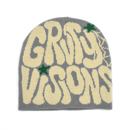 Pullover Beanie Hats Men Women Knitting Hats Autumn Winter Ins Fashion Brand New Net Red Wool Hats Fashion Versatile Cold Hats