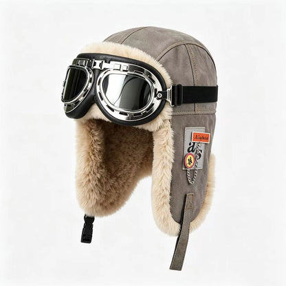 Bomber Hat Men Women Thick Warm Russian Ushanka Fur Hat Fashion Male Female Winter Hat Black Grey Earflap Ski Russian Cap