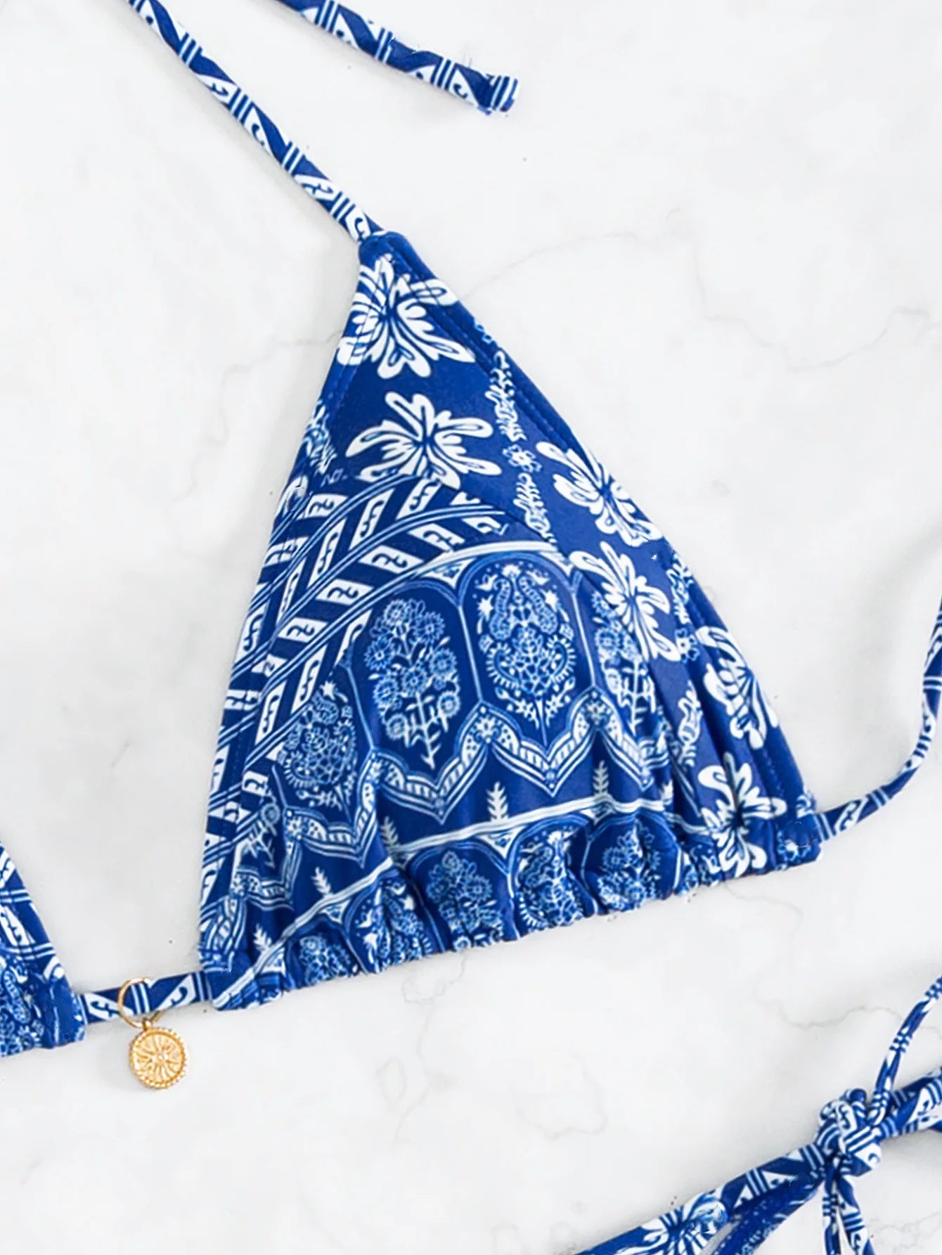 2026 New Women's Bikini Set Adjustable Tie Side Bandage Swimwear High-End Sexy Two-Piece Bathing Suit Summer Beach Push Up