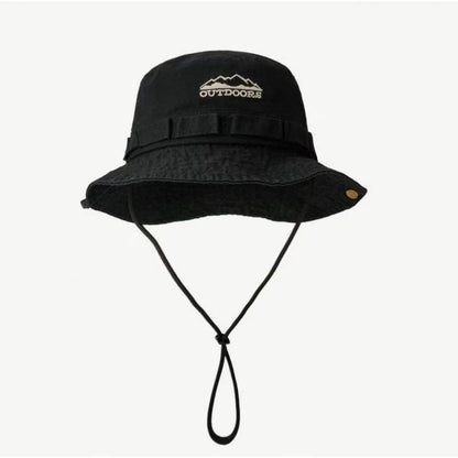 Spring/Summer Retro Sun Hat Outdoor Bucket Hat with Brim Unisex Casual Cap Fashionable Outdoor Sunshade Fisherman Hat